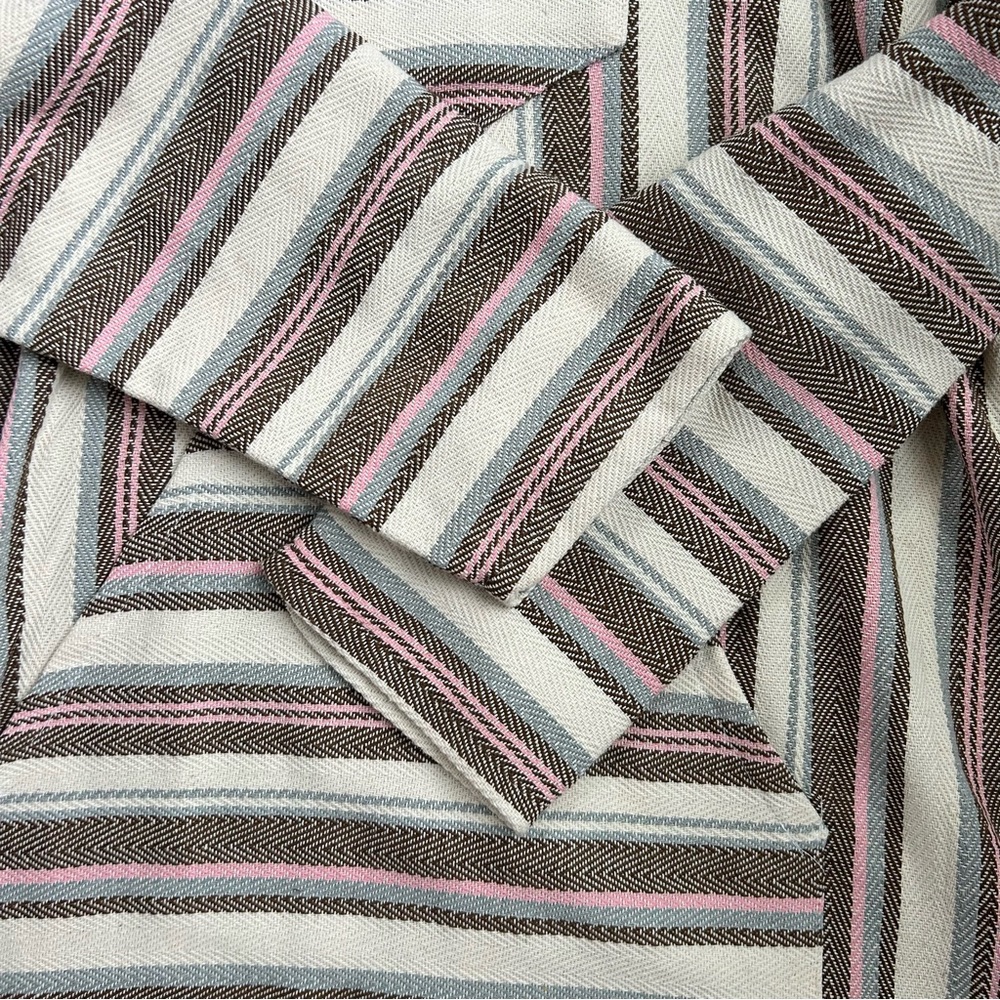 EARTH RAGZ NWT! Women’s Baja Joe Mexican Hoodie Pastel Pocket Brushed Lining XL - Picture 4 of 10